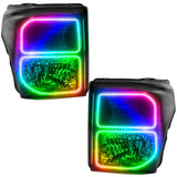 Oracle 11-16 Ford F250/350 LED HL - Black - ColorSHIFT w/ Simple Controller