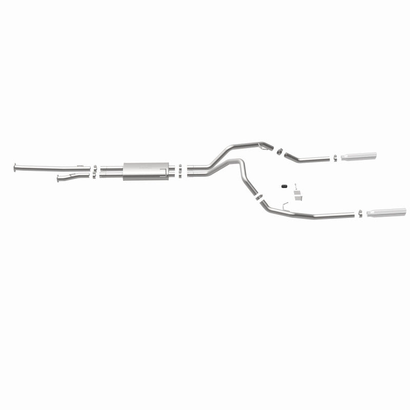 MagnaFlow 14 Toyota Tundra V8 4.6L/5.7L Stainless Cat Back Exhaust Dual Split Rear Exit - DTX Performance