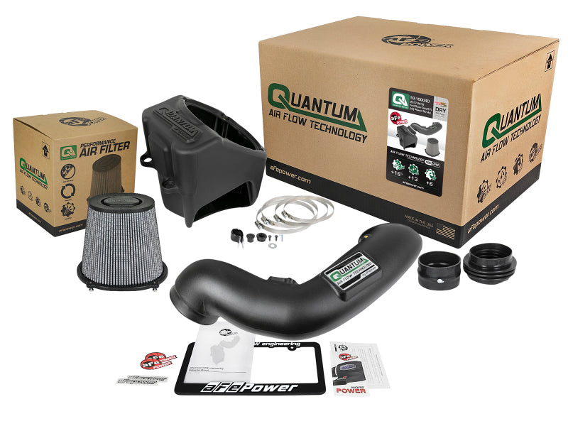 aFe Quantum Pro DRY S Cold Air Intake System 17-18 Ford PowerStroke V8 6.7L (td) - DTX Performance