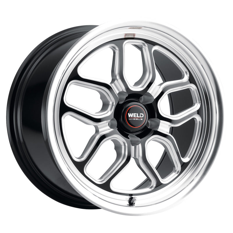 Weld Racing 17x10 Laguna Drag Wheel 5x127 ET38 BS7.00 Gloss BLK MIL DIA 71.5 - DTX Performance