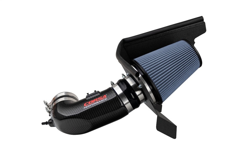 Corsa 17-21 Chevrolet Camaro ZL1 Carbon Fiber Air Intake w/ MaxFlow 5 Oil Filtration - DTX Performance