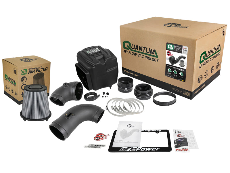 aFe Quantum Pro DRY S Cold Air Intake System 08-10 GM/Chevy Duramax V8-6.6L LMM - Dry - DTX Performance