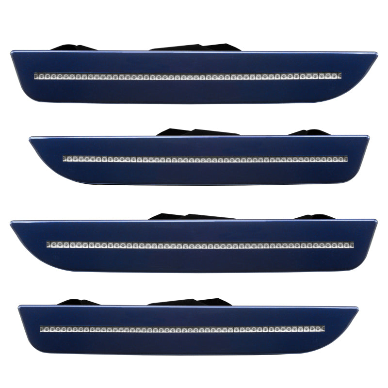 Oracle 10-14 Ford Mustang Concept Sidemarker Set - Clear - Kona Blue Metallic (L6) - DTX Performance