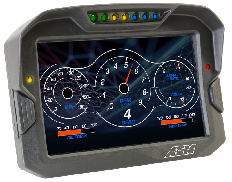 AEM CD-7 Non Logging Race Dash Carbon Fiber Digital Display (CAN Input Only) - DTX Performance