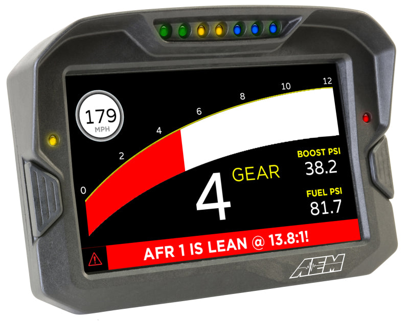 AEM CD-7 Non Logging Race Dash Carbon Fiber Digital Display (CAN Input Only) - DTX Performance