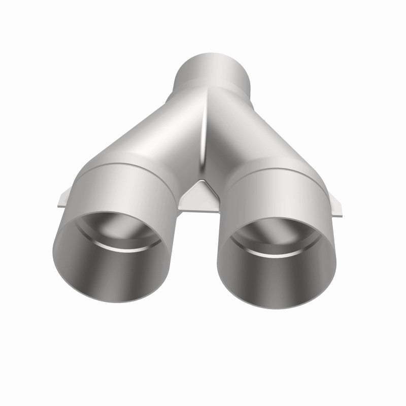 MagnaFlow Universal Trans Y-Pipe All SS 4inch (Dual) 3.5inch (Single) x 13inch (Overall) - DTX Performance