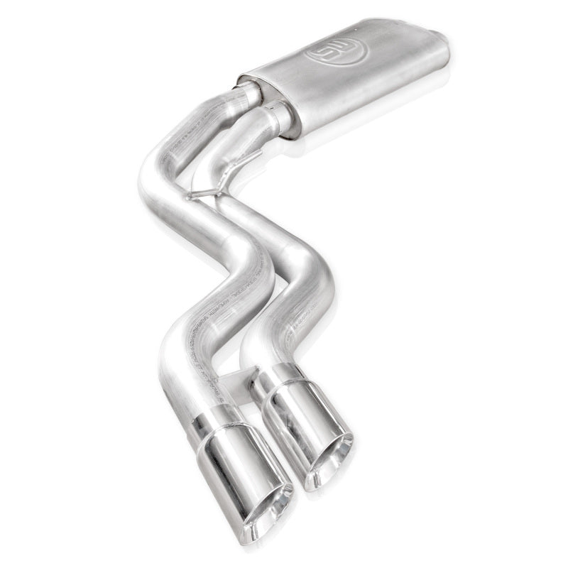 Stainless Works 2015-18 F-150 Exhaust X-Pipe Resonator Muffler Exits In Front Of Passenger Rear Tire - DTX Performance