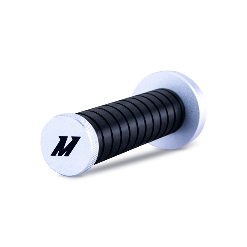 Mishimoto Weighted Grip Shift Knob - Silver / Black - DTX Performance