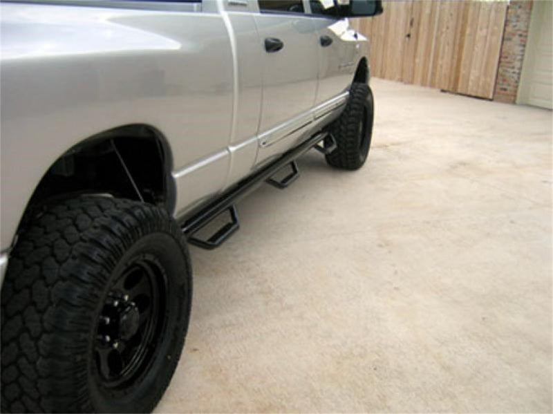 N-Fab Nerf Step 10-17 Dodge Ram 2500/3500 Mega Cab 6.4ft Bed - Tex. Black - Bed Access - 3in - DTX Performance