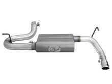 Load image into Gallery viewer, aFe Scorpion 2-1/2in Alum Steel Axle-Back Exhaust w/Polished Tip 07-18 Jeep Wrangler JK V6-3.6/3.8L - DTX Performance