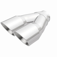 Load image into Gallery viewer, MagnaFlow Double Wall 3in Dual Round Polished Tip 2.25in Inlet - DTX Performance