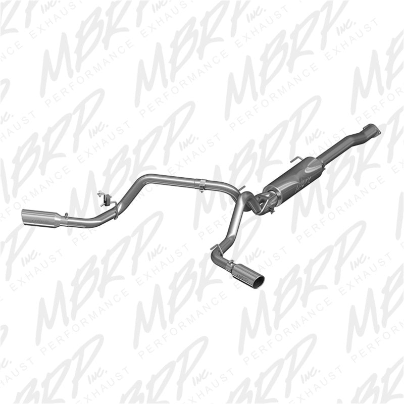 MBRP 2016 Toyota Tacoma 3.5L EC/CC Cat Back Dual Split Exit Alum Exhaust - DTX Performance