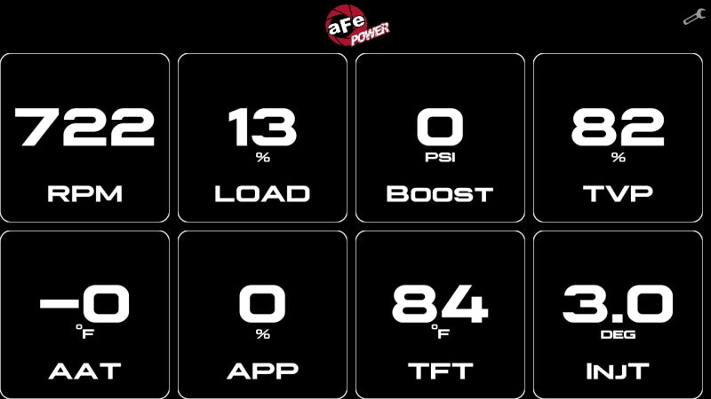 aFe AGD Advanced Gauge Display Digital 5.5in Monitor 08-18 Dodge/RAM/Ford/GM Diesel Trucks - DTX Performance