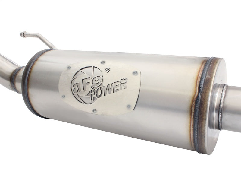 aFe MACHForce XP 2.5in SS-409 Cat-Back Exhaust 07-16 Jeep Wrangler (JK) V6-3.6L/3.8L (2-4 Door) - DTX Performance