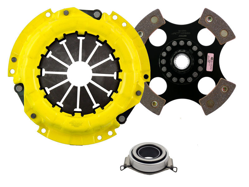 ACT 2000 Toyota Echo HD/Race Rigid 4 Pad Clutch Kit - DTX Performance