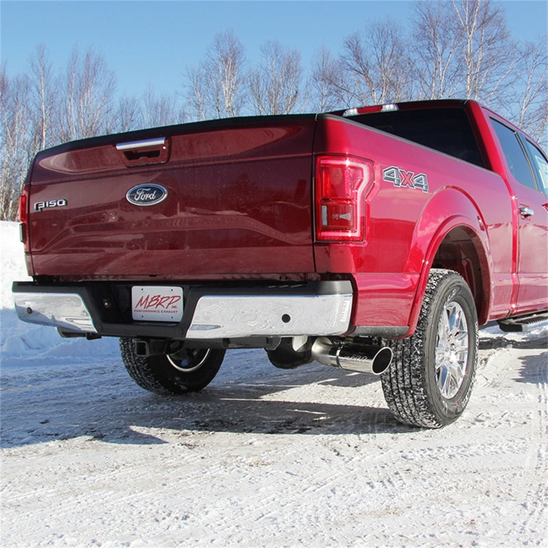 MBRP 2015 Ford F-150 2.7L / 3.5L EcoBoost 4in Cat Back Single Side T409 Exhaust System - DTX Performance