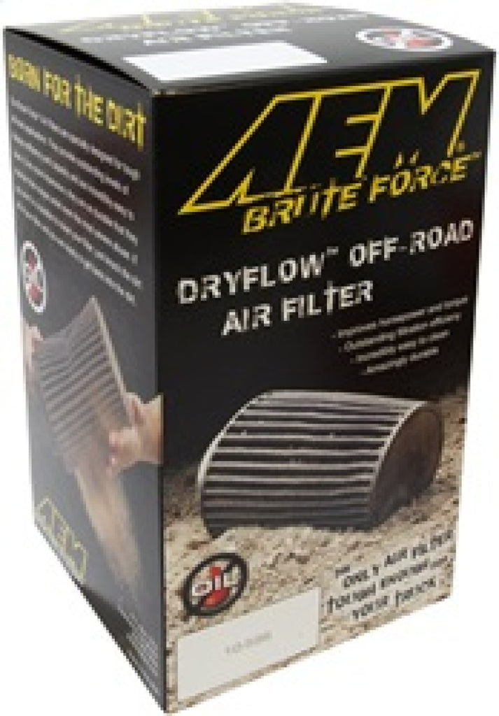 AEM Dryflow 3.5in. X 7in. Round Tapered Air Filter - DTX Performance