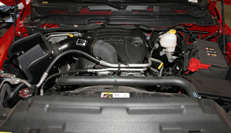 K&N 09-13 Dodge Ram 1500 Pickup 5.7L V8 / 11-13 Ram 1500 5.7L V8 Black Performance Intake Kit - DTX Performance