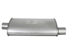 Load image into Gallery viewer, aFe Scorpion Replacement Alum Steel Muffler Double Layer 2-1/2in In/Out Center/Offset 18inL x9inW - DTX Performance