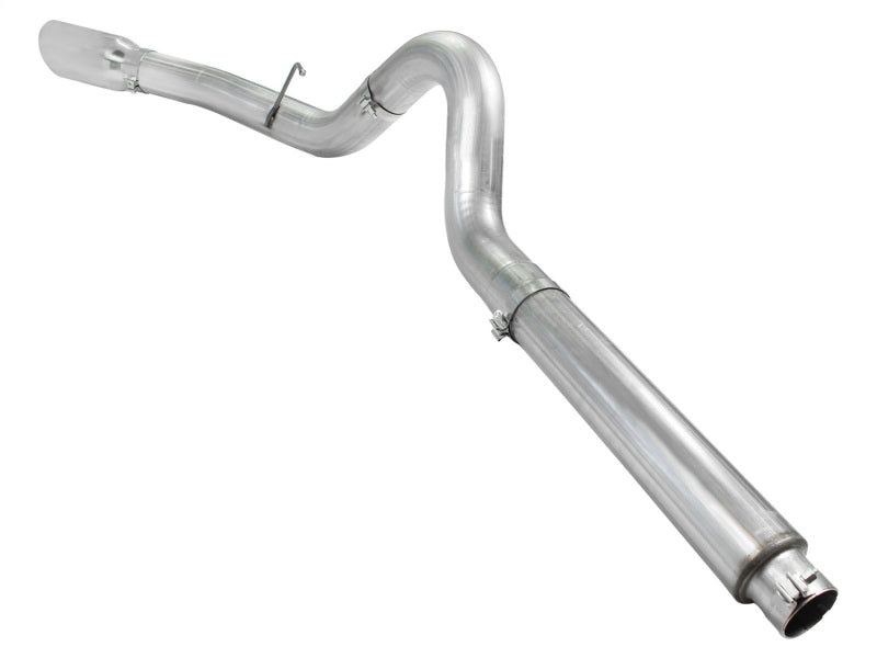 aFe Atlas 5in DPF-Back Aluminized Steel Exh Sys, Ford Diesel Trucks 08-10 V8-6.4L (td) Polished tip - DTX Performance