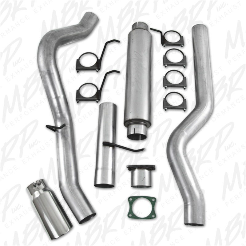 MBRP 2001-2005 Chev/GMC 2500/3500 Duramax EC/CC Cat Back Single Side - DTX Performance