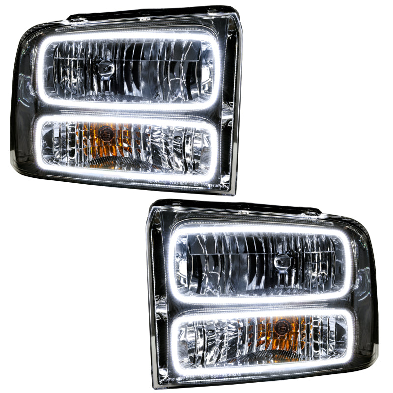 Oracle 05 Ford Excursion SMD HL - Chrome - White - DTX Performance