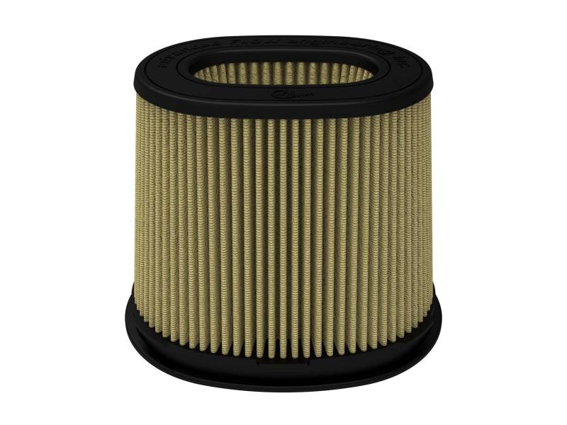 aFe MagnumFLOW Pro GUARD 7 Air Filter (6 x 4)in F x (8-1/2 x 6-1/2)in B x (7-1/4 x 5)in T x 7-1/4in - DTX Performance