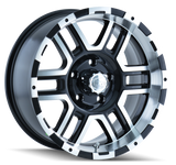 ION Type 179 20x9 / 8x165.1 BP / 12mm Offset / 130.8mm Hub Black/Machined Wheel