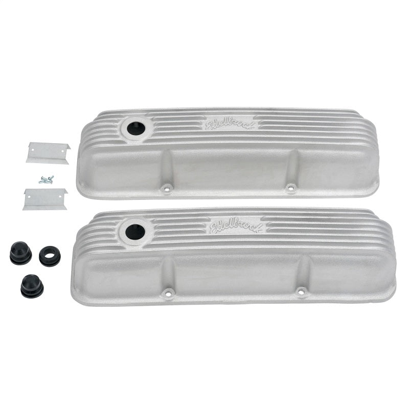 Edelbrock Valve Cover Classic Series Ford 1958-1976 FE V8 Satin - DTX Performance