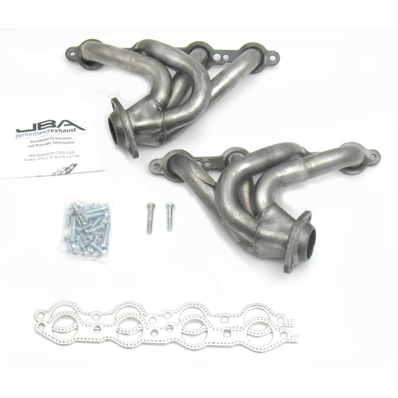 JBA 04-06 Pontiac GTO 5.7/6.0L LS 1-5/8in Primary Raw 409SS Cat4Ward Header - DTX Performance