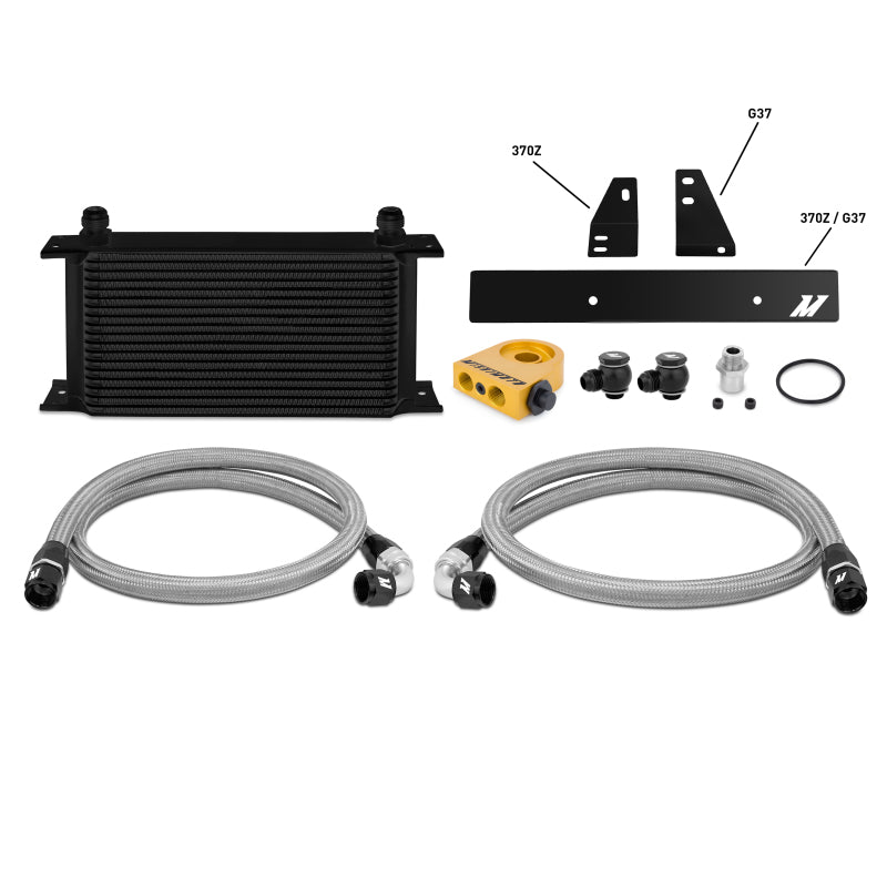 Mishimoto 09-12 Nissan 370Z / 08-12 Infiniti G37 (Coupe Only) Thermostatic Oil Cooler Kit - DTX Performance