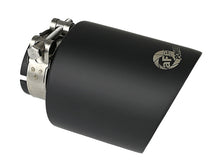 Load image into Gallery viewer, aFe Takeda 304 SS Clamp-On Exhaust Tip 2.5in. Inlet / 4.5in. Outlet / 7in. L - Black - DTX Performance