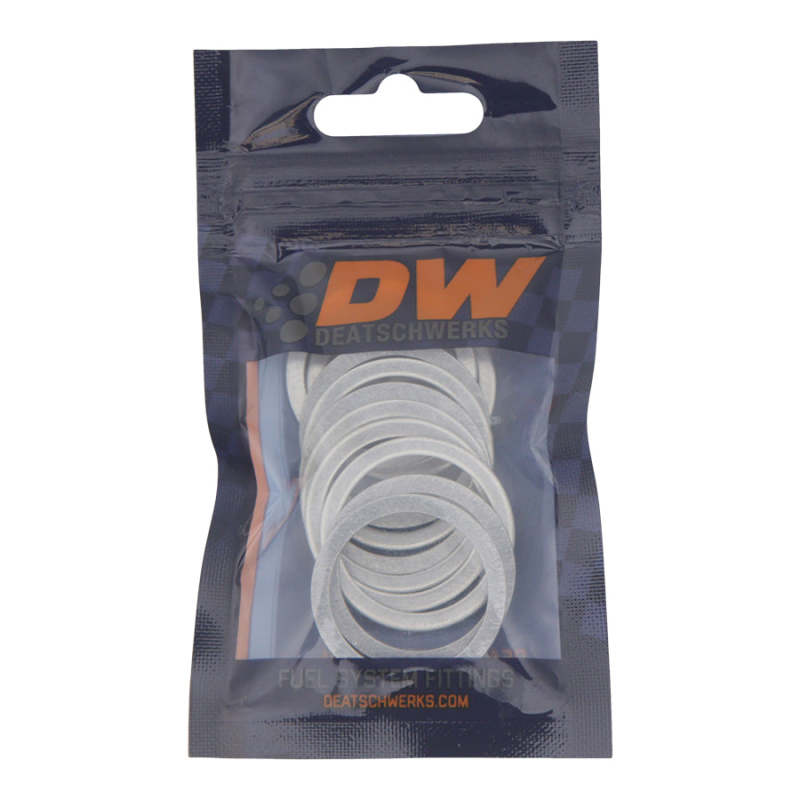 DeatschWerks -10 AN Aluminum Crush Washer (Pack of 10) - DTX Performance