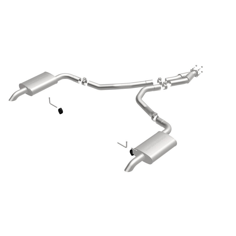 MagnaFlow 75-79 Chevy Corvette V8 5.7L Dual Split Rear Exit Stainless Cat-Back Perf Exhaust - DTX Performance