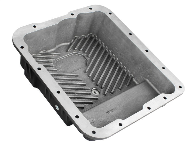 aFe Transmission Pan (Black w/ Machined Fins) GM Trucks 99-16 (4L60-E/4L60E/4L65E/4L70E/4L75E) - DTX Performance