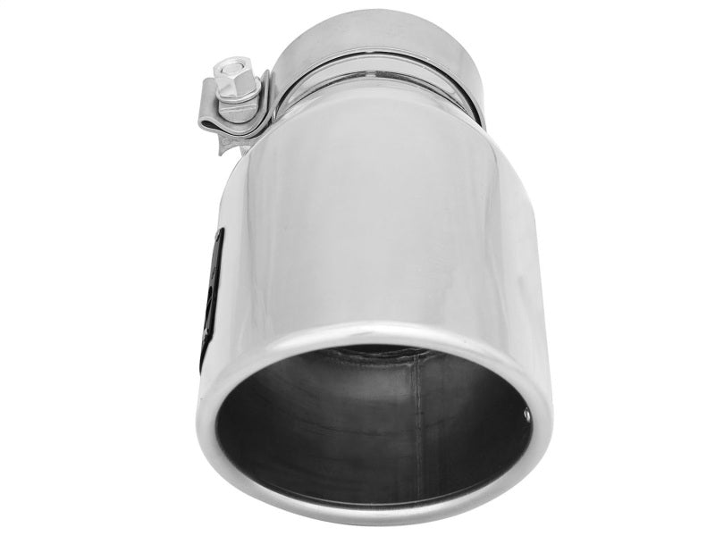 aFe MACH Force-Xp 3in Inlet x 4-1/2in Outlet x 9in Length 304 Stainless Steel Exhaust Tip - DTX Performance