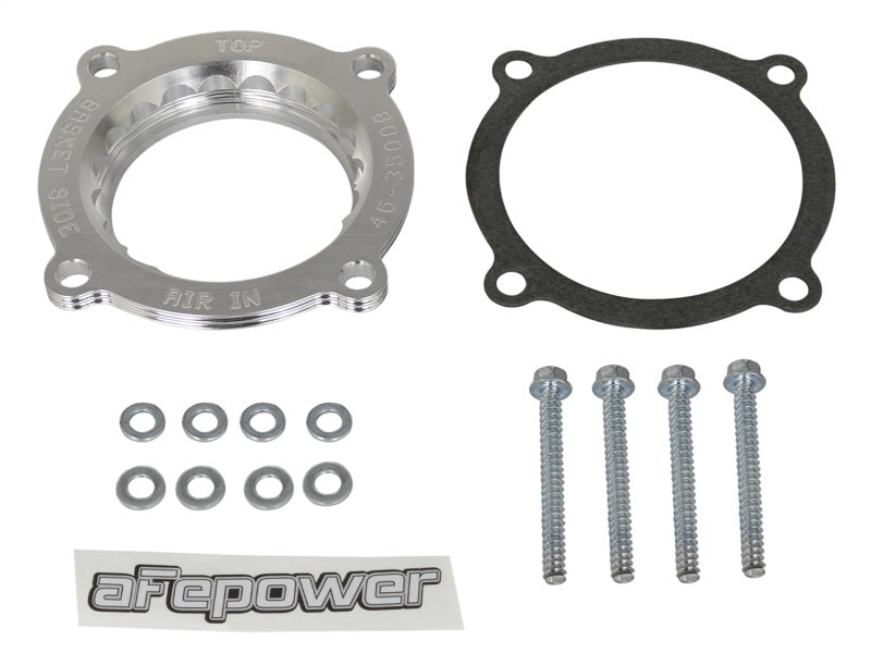 aFe Silver Bullet Throttle Body Spacer 2018+ Jeep Wrangler (JL) V6 3.6L - DTX Performance