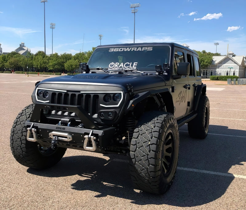 Oracle VECTOR Series Full LED Grille - Jeep Wrangler JL/JT - NA - DTX Performance