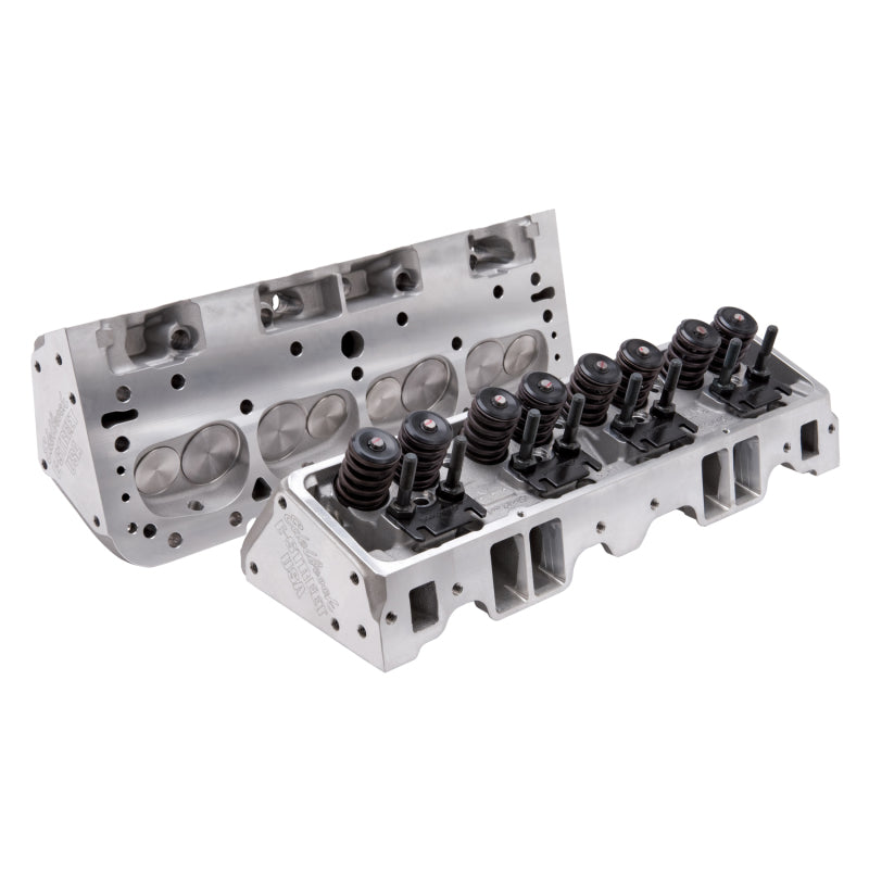 Edelbrock Cylinder Head E-Street SB Chevrolet 70cc (Complete Pair) - DTX Performance