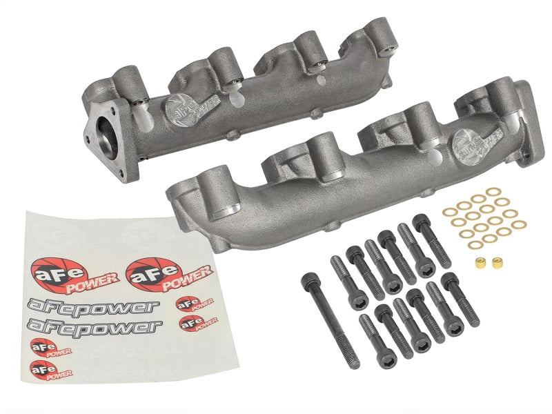 aFe Power BladeRunner Ported Ductile Iron Exhaust Manifold 01-16 GM Diesel Trucks V8-6.6L (td) - DTX Performance