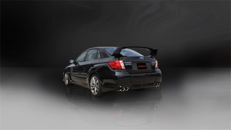 Corsa 11-13 Subaru Impreza Sedan STI 2.5L Turbo Manual Polished Sport Cat-Back Exhaust - DTX Performance