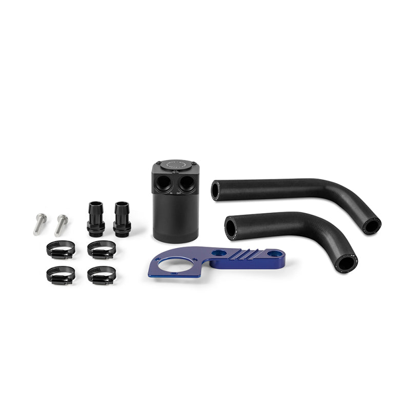 Mishimoto 15-20 BMW F8X M3/M4 Baffled Oil Catch Can - Frozen Dark Blue - DTX Performance