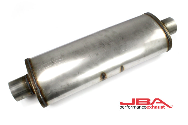 JBA Universal Chambered 304SS Muffler 22x8x5 3in Center/Center - DTX Performance