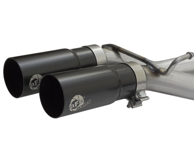 aFe Rebel Exhausts Cat-Back SS Ford F-150 04-08 V8 4.6/5.4L w/ Black Tips - DTX Performance