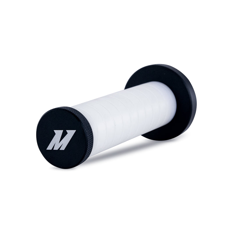 Mishimoto Weighted Grip Shift Knob - Black / White - DTX Performance