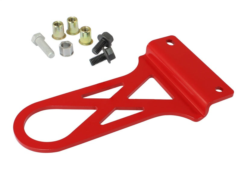 aFe Control PFADT Series Front Tow Hook Red 97-04 Chevrolet Corvette (C5) - DTX Performance