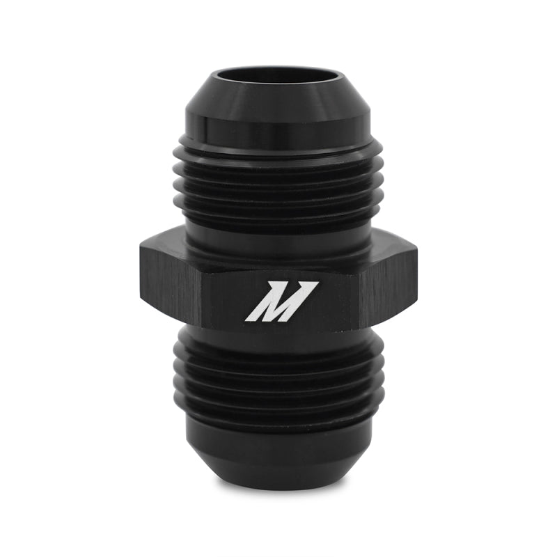 Mishimoto Aluminum -12AN Union Fitting - Black - DTX Performance