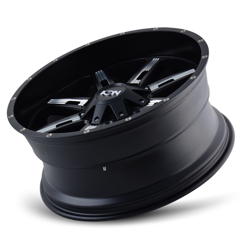 ION Type 184 20x9 / 6x135 BP / 0mm Offset / 106mm Hub Satin Black/Milled Spokes Wheel - DTX Performance