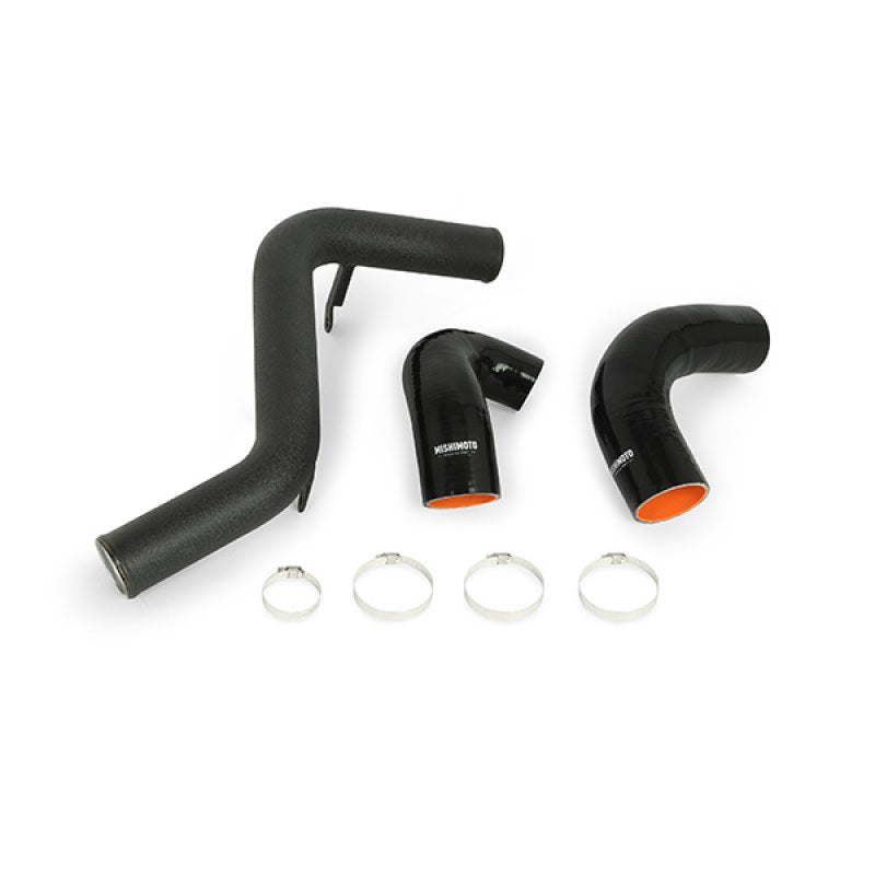 Mishimoto 2013+ Ford Focus ST Hot Side Intercooler Pipe Kit - Wrinkle Black - DTX Performance