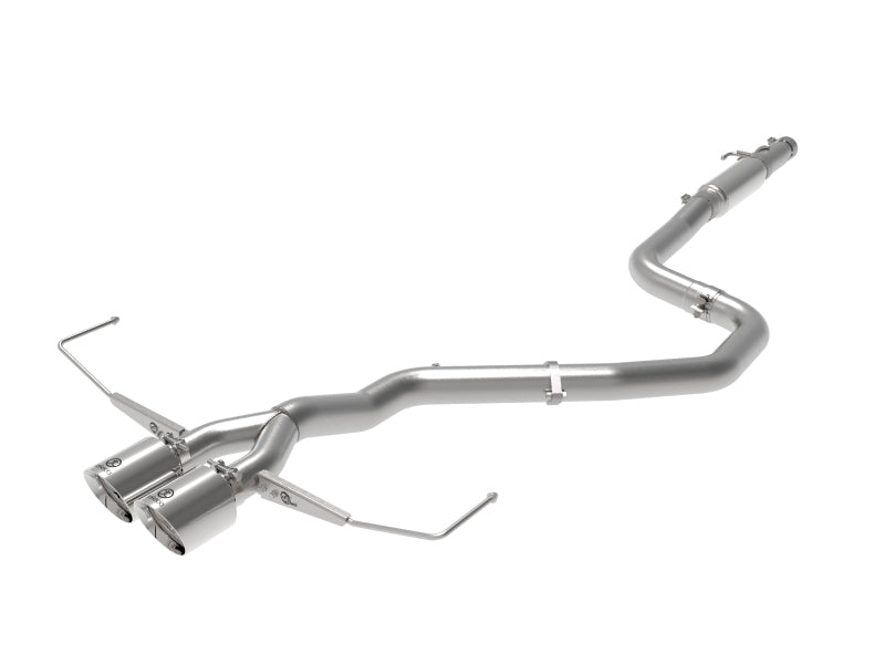 aFe Takeda Exhaust Cat-Back 19-20 Hyundai Veloster 304SS Polished Dual Tips Exhaust - DTX Performance